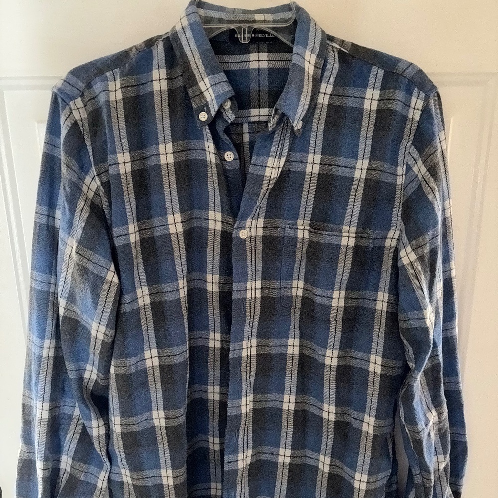 Brandy Melville Flannel Plaid Shirt -Large